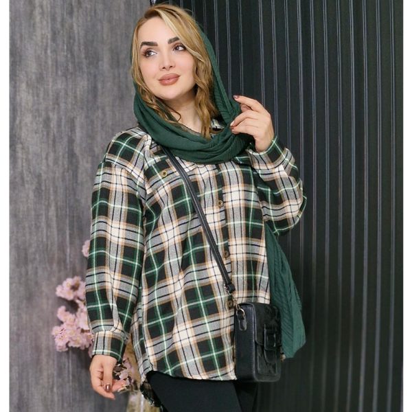 شکت چهارخونه آستین مچی