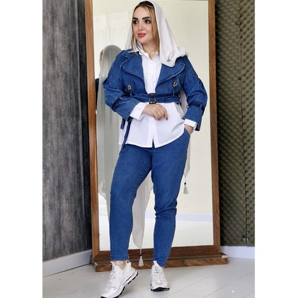 ست 3 تیکه جین - مانتو پاتریس رشت