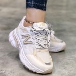 کتونی نیوبالانس سفید کرم - مانتو پاتریس رشت