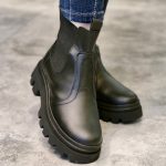 بوت دو طرف کش بیاله مشکی - مانتو پاتریس رشت