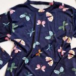 ست بلوز شلوار مخمل طرحدار