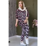 ست بلوز شلوار مخمل طرحدار