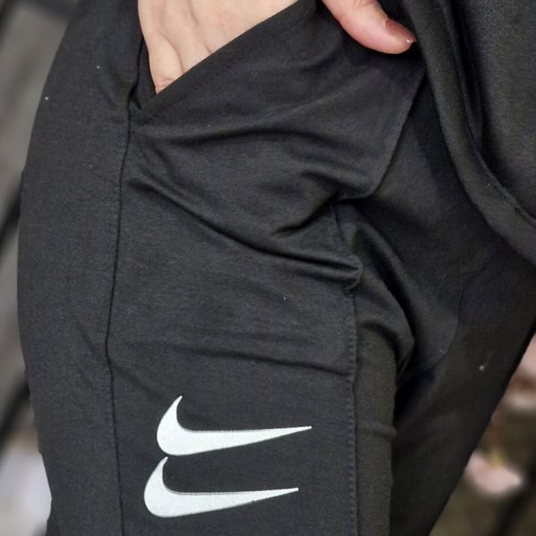 شلوار دو نایک مشکی - مانتو پاتریس رشت