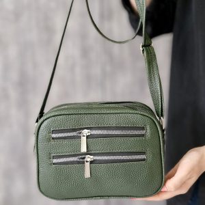 کیف دوشی جلو 2 زیپ - مانتو پاتریس رشت