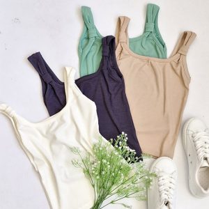 تاپ سرشونه گره ای فانریپ - مانتو پاتریس رشت