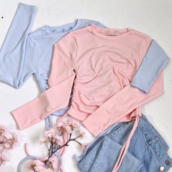 بلوز آستین بلند گت دار - مانتو پاتریس رشت