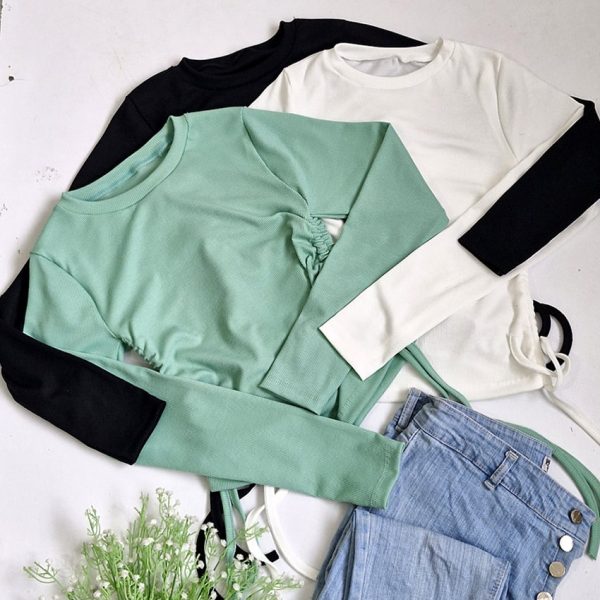 بلوز آستین بلند گت دار - مانتو پاتریس رشت