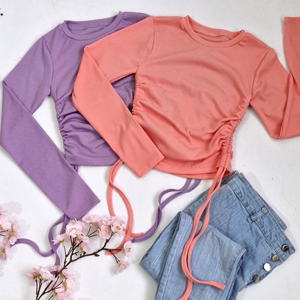 بلوز آستین بلند گت دار - مانتو پاتریس رشت