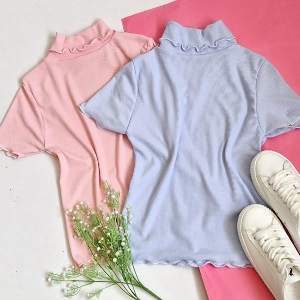 تیشرت یقه اسکی فانریپ - مانتو پاتریس رشت