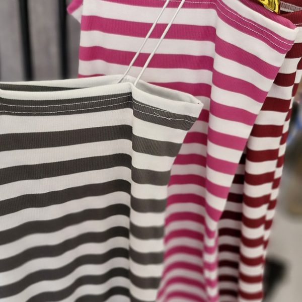 تاپ بلند راه راه - مانتو پاتریس رشت