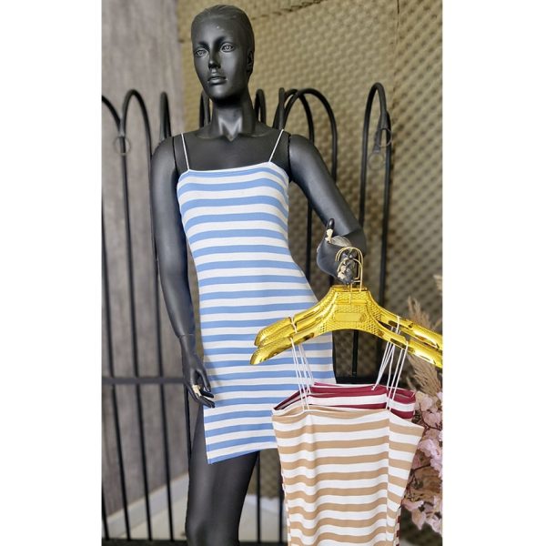 تاپ بلند راه راه - مانتو پاتریس رشت