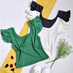 تیشرت کراپ آستین چین - مانتو پاتریس رشت