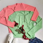 بلوز آستین بلند 6 دکمه - مانتو پاتریس رشت