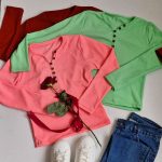 بلوز آستین بلند 6 دکمه - مانتو پاتریس رشت