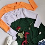 بلوز آستین بلند 6 دکمه - مانتو پاتریس رشت