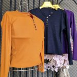 بلوز آستین بلند 6 دکمه - مانتو پاتریس رشت