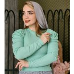 بلوز کراپ آستین پفی - مانتو پاتریس رشت