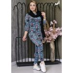 ست بلوز شلوار مخمل طرحدار - مانتو پاتریس رشت