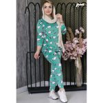 ست بلوز شلوار مخمل طرحدار - مانتو پاتریس رشت