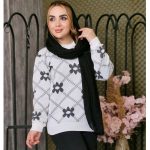 تونیک بافت گلدار - مانتو پاتریس رشت