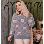 تونیک بافت گلدار - مانتو پاتریس رشت