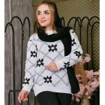 تونیک بافت گلدار - مانتو پاتریس رشت