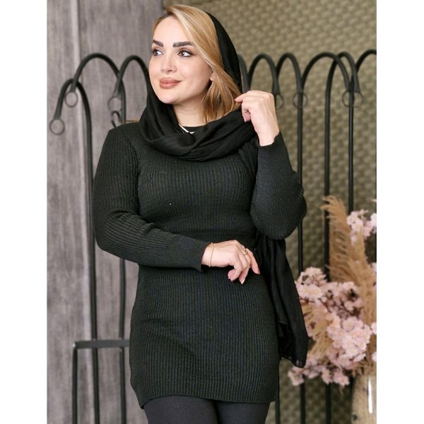 تونیک بافت یقه گرد - مانتو پاتریس رشت