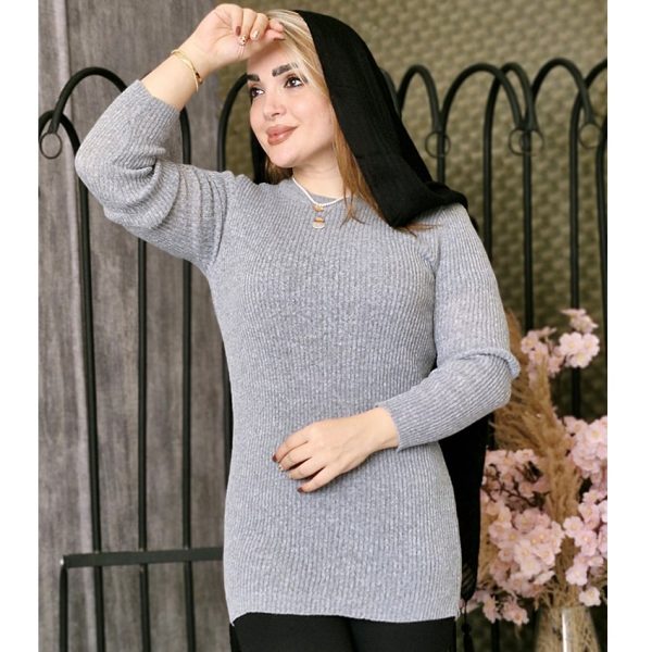 تونیک بافت یقه گرد - مانتو پاتریس رشت