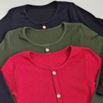 بلوز آستین بلند دکمه ای - مانتو پاتریس رشت