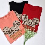 تیشرت لانگ میکی موس پلنگی