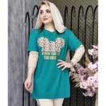 تیشرت لانگ میکی موس پلنگی - مانتو پاتریس رشت