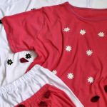 ست تیشرت شلوارک بابونه