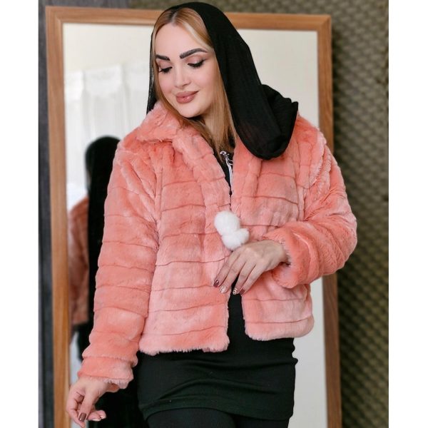 کت خز منگوله ای - مانتو پاتریس رشت