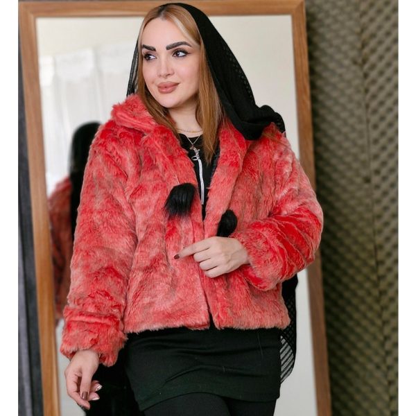 کت خز منگوله ای - مانتو پاتریس رشت