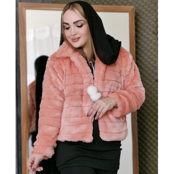 کت خز منگوله ای - مانتو پاتریس رشت