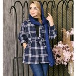 پالتو فوتر چهارخونه - مانتو پاتریس رشت