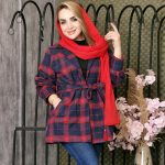 پالتو فوتر چهارخونه - مانتو پاتریس رشت