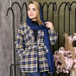 پالتو فوتر چهارخونه - مانتو پاتریس رشت