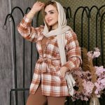 پالتو فوتر چهارخونه - مانتو پاتریس رشت