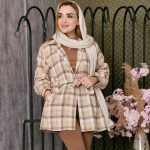 پالتو فوتر چهارخونه - مانتو پاتریس رشت