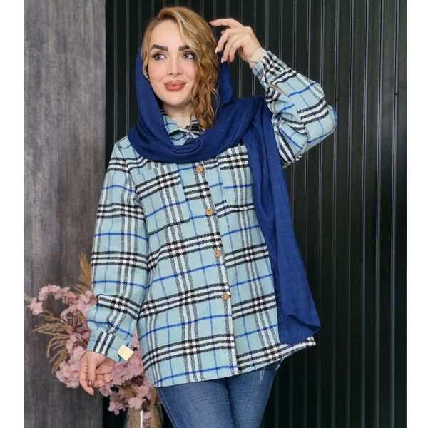 شکت چهارخونه - مانتو پاتریس رشت