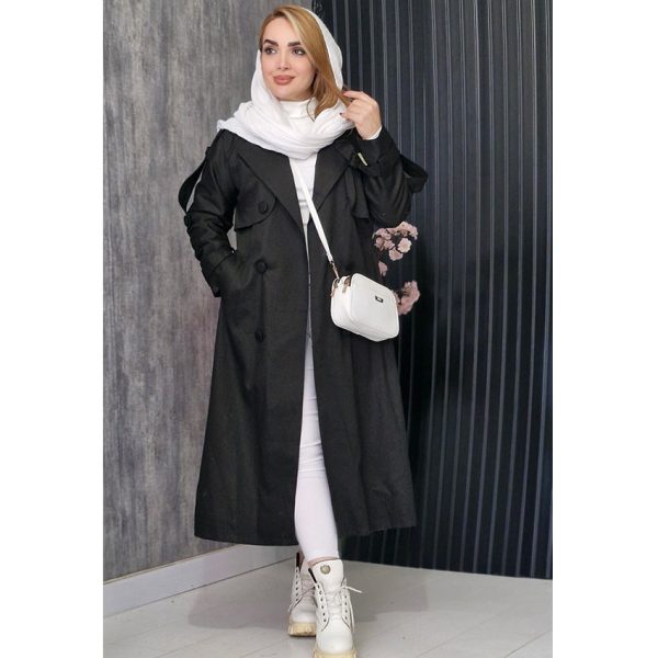 بارانی کتان بلند - مانتو پاتریس رشت