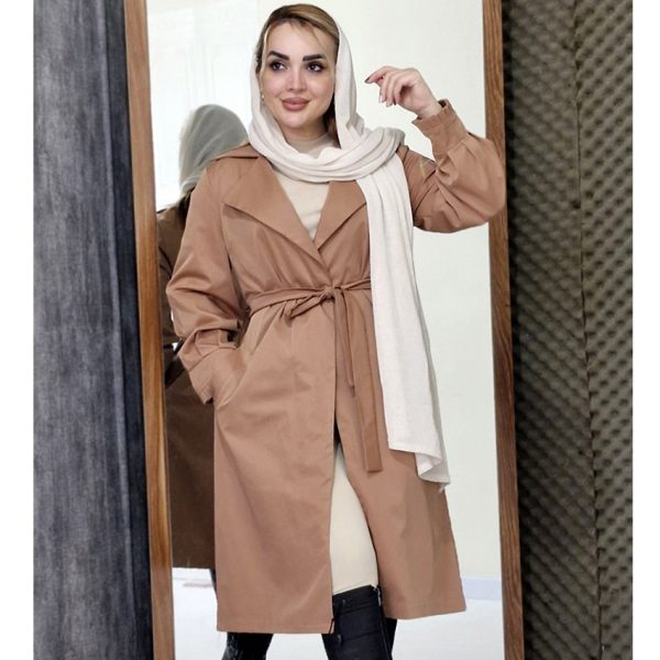 بارانی بلند پشت کش - مانتو پاتریس رشت