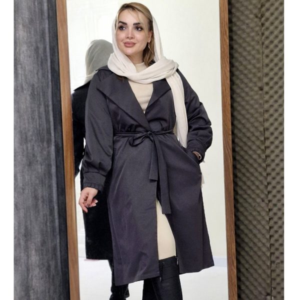 بارانی بلند پشت کش - مانتو پاتریس رشت