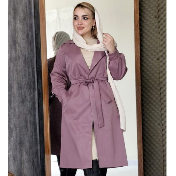 بارانی بلند پشت کش - مانتو پاتریس رشت