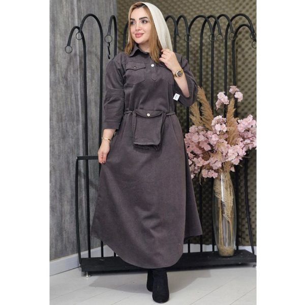 کفتان کتان کیف دار - مانتو پاتریس رشت