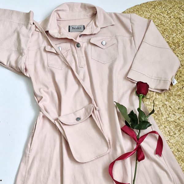 کفتان کتان کیف دار - مانتو پاتریس رشت