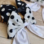 گیره پاپیونی خالخالی _ مانتو پاتریس رشت