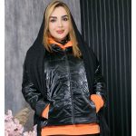 کاپشن کراپ طرح ورنی - مانتو پاتریس رشت