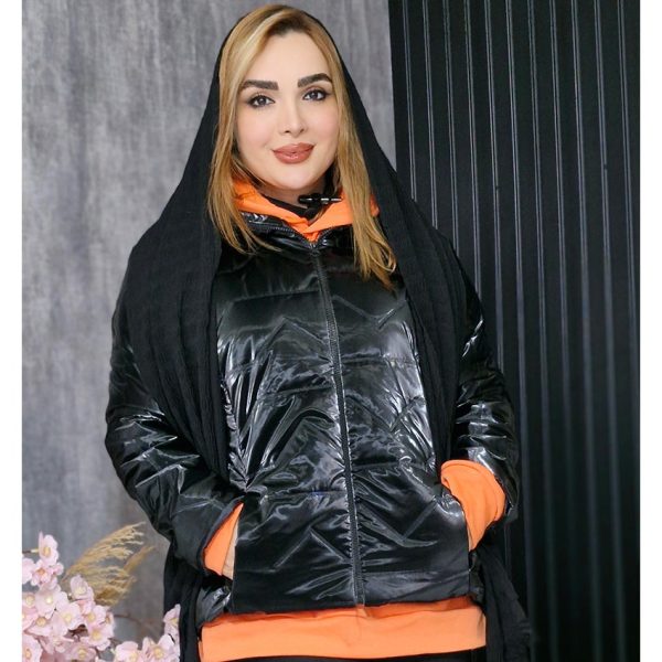 کاپشن کراپ طرح ورنی - مانتو پاتریس رشت